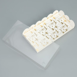 Коробка для кондитерских изделий с PVC крышкой «I love winter», 10.5 × 21 × 3 см