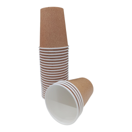 Стакан бумажный одноразовый крафт,  250 мл