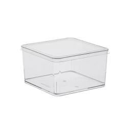 Стакан "Квадрат" 97 х 97 х 50 мм, 350 мл, с крышкой