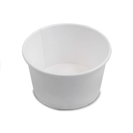 Креманка бумажная 170 мл, цвет белый