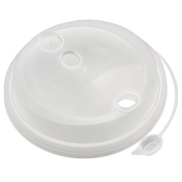 Крышка прозрачная 80мм закрыв. носик ПП, шт