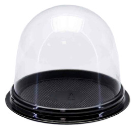 Контейнер пластиковый "Купол" 11 х 8 см,  чёрный