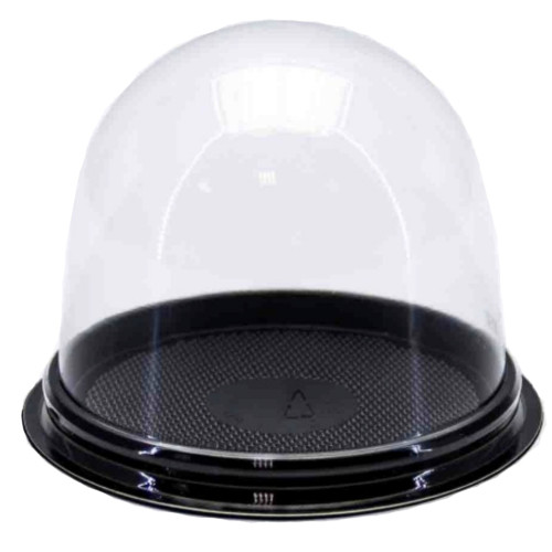 Контейнер пластиковый "Купол" 11 х 8 см,  чёрный