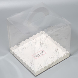 Коробка-сундук, кондитерская упаковка «Present for you», 20 х 20 х 20 см