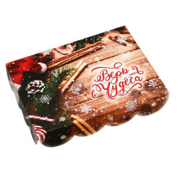 Коробка для печенья "Верь в чудеса", 14 х 10,5 х 2,5 см
