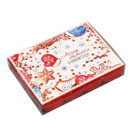 Коробка для печенья "Время чудес", 14 х 10,5 х 2,5 см