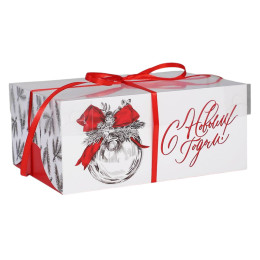 Коробка для капкейка «Серебро», 23 × 16 × 10 см	