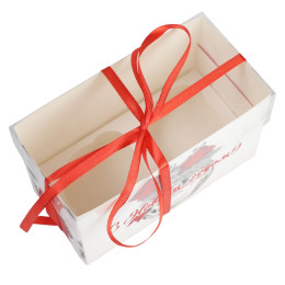 Коробка для капкейка «С новым годом», 16 × 8 × 10 см