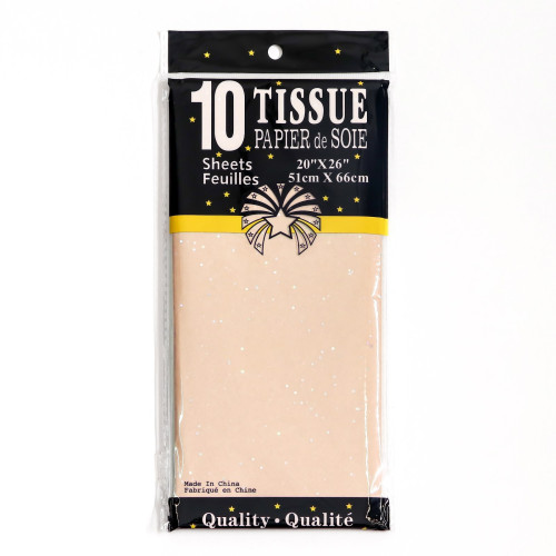 Бумага упаковочная тишью, «Конфетти», натуральный, 50×66 см по отличной цене