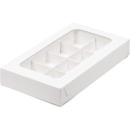 Коробка для конфет с окном, 8 ячеек