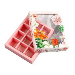 Коробка складная под 12 конфет "Праздничное настроение", 19 х 15 х 3,6 см