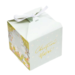 Коробка складная "Светлой пасхи!", 10 х 10 х 10 см