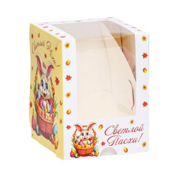 Пасхальная коробочка с окном "Пасхальный кролик" 12,5 х 9,5 х 9,5 см
