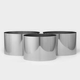 Набор форм для выкладки и выпечки «Круг», d=20/22/24 см h14 см