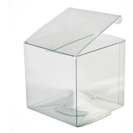 Коробка под пирожное прозрачная (10х10х10 см)