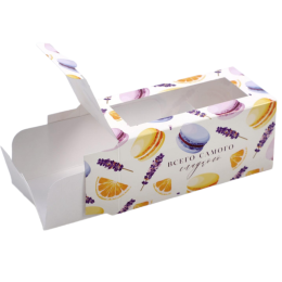 Коробка для макарун «Самого сладкого» (12×5.5×5.5 см)