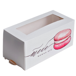 Коробочка для макарун «Тебе можно все» (12х 5,5х5,5 см)
