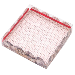 Коробка для печенья "Новогодние игрушки", 12 х 12 х 3