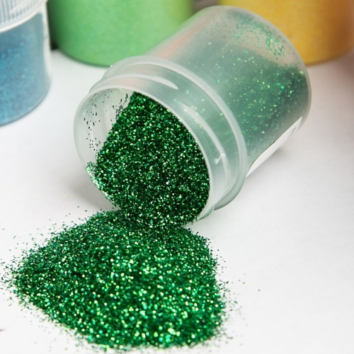 Декоративные украшения «Блёстки пищевые», ярко-зелёные
