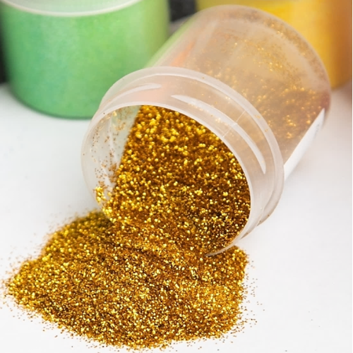 Декоративные украшения «Блёстки пищевые», золото