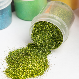 Декоративные украшения «Блёстки пищевые», светло-зелёные