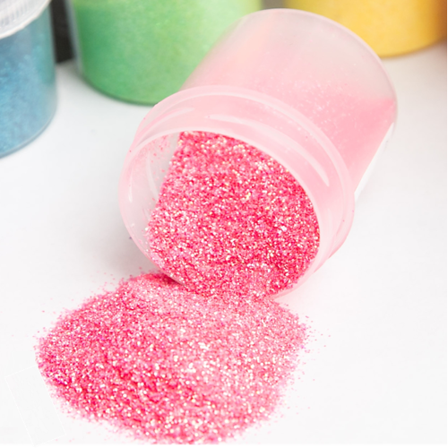 Декоративные украшения «Блёстки пищевые», ярко-розовые