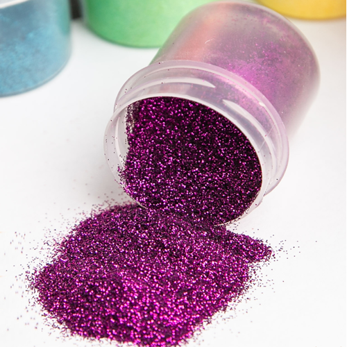 Декоративные украшения «Блёстки пищевые», фуксия