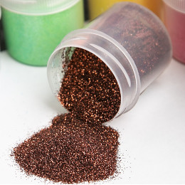 Декоративные украшения «Блёстки пищевые», бронза