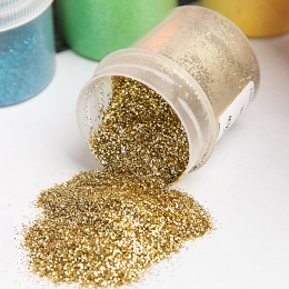 Декоративные украшения «Блёстки пищевые», коричневые