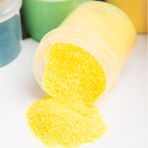 Декоративные украшения «Блёстки пищевые», жёлтые