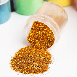 Декоративные украшения «Блёстки пищевые», тёмное золото 