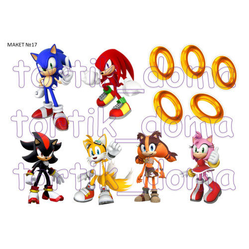 Макет №17 "Соник" по лучшей цене