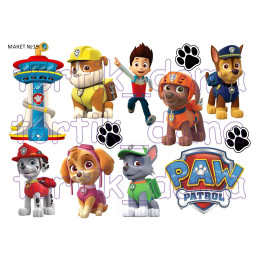 Макет №19 "Щенячий патруль" 