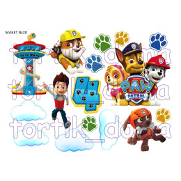 Макет №20 "Щенячий патруль" 