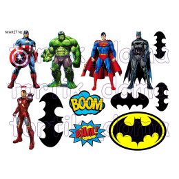 Макет №27 "Супергерои" 