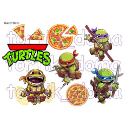 Макет №36 "Черепашки Ниндзя" 