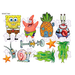Макет №6 "Губка Боб" 