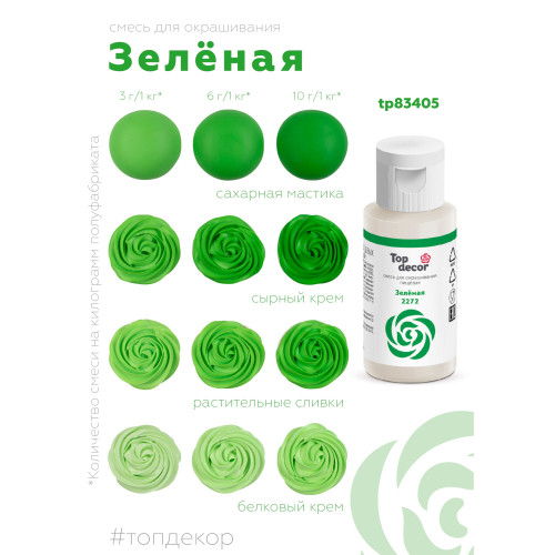 H1: Пищевой краситель гелевый Зеленый 30г для кондитеров - идеальный выбор для ярких десертов