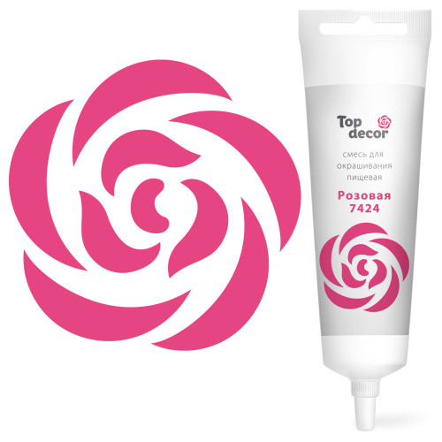 H1: Пищевой гелевый краситель "Розовый" для кондитеров - 100 г