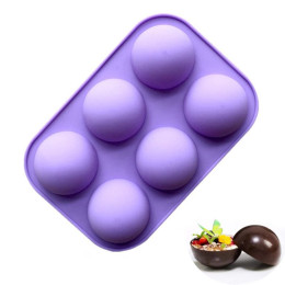 Форма для шоколада "Сфера 8", 6 ячеек, d 5,2 см