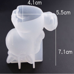 Молд силиконовый "Единорожек 3D"