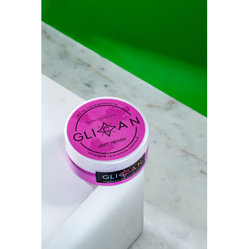 Краситель блестящий плотный GLICAN "Цвет любви"