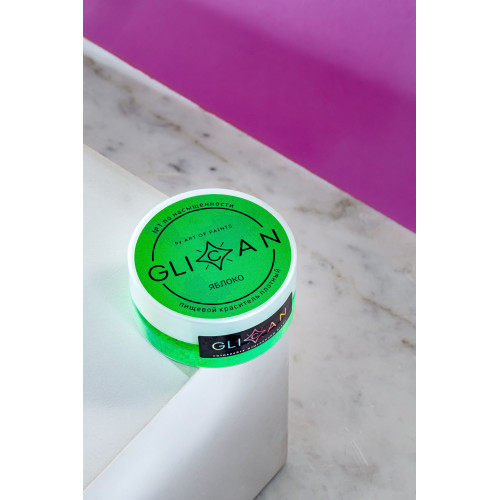 Краситель блестящий плотный GLICAN "Яблоко"