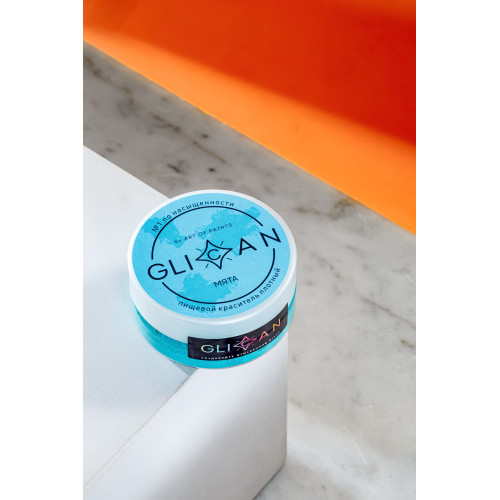 Краситель блестящий плотный GLICAN "Мята"