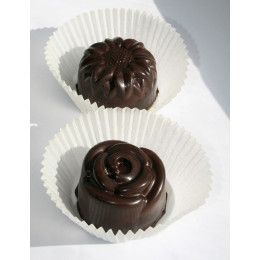 Капсулы бумажные белые круглые