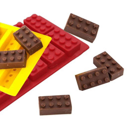 Форма силиконовая для шоколада "Лего детали"