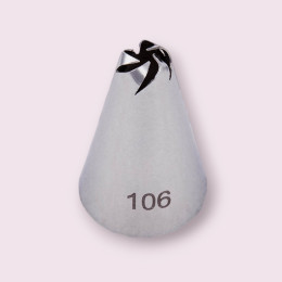 Насадка кондитерская  "Цветок 5 лепестков" (№106)