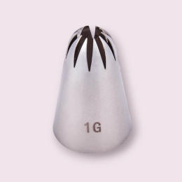 Насадка кондитерская "Закрытая звезда 10 лучей", 1G