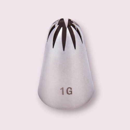 Насадка кондитерская Закрытая звезда 10 лучей 1G для профессиональных кондитеров