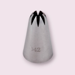 Насадка кондитерская №D42 «Закрытая звезда 8 лучей»